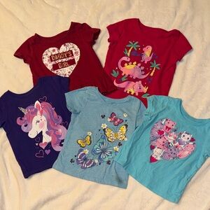 Set of Five Tee Shirts By The Children’s Place